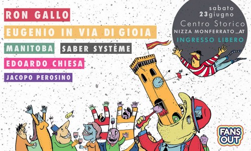 Fans Out: Sabato 23 giugno la terza edizione del Festival di performance artistiche di Nizza Monferrato (AT)